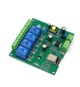 ESP8266 WLAN 4CH Relaismodul ESP-12F Entwicklungsbrett DC 5 V 7-28 V 30 A für intelligentes Zuhause kabellose Steuerung 4 Kanal - Product Image 5
