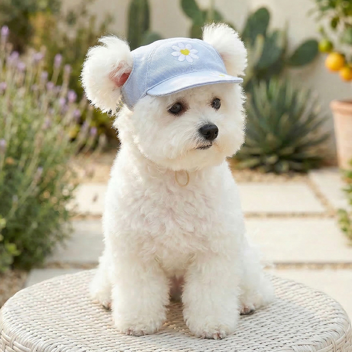 Casquette de baseball bleu clair-Daisy