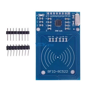 MFRC522 RFID Kit S50 Tarjeta en blanco RF 13,56 MHz Módulo de sensor de tarjeta IC Módulo RF Lector de tarjetas para AD Raspberrys Pi