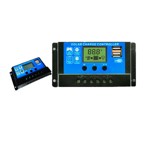 Fully Automatic Universal 12V 24V <strong>10A</strong> 20A <strong>30A</strong> Solar Charge <strong>Controller</strong> with Dual USB Output 5V/2A Tandem PMW Fast Charging - Product Image 1