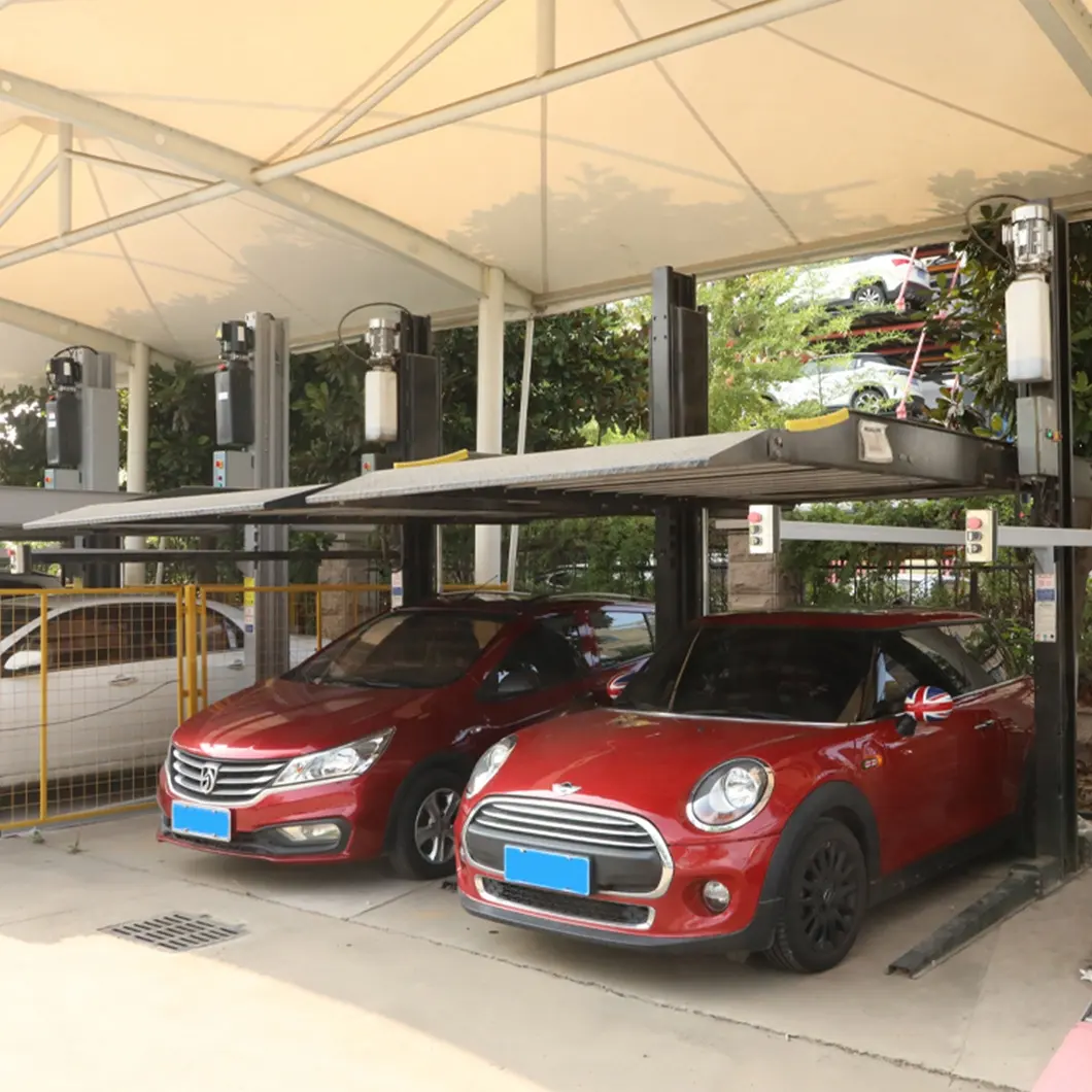 Elevador de estacionamiento de coche voladizo de 2 postes de 2300Kg de alta calidad, elevador de almacenamiento de coche de doble nivel