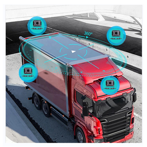 10.1英寸1080P AHD监控系统，用于汽车/房车/公共汽车/卡车4通道闭路电视摄像机夜视倒车驻车记录仪ADAS - Product Image 6