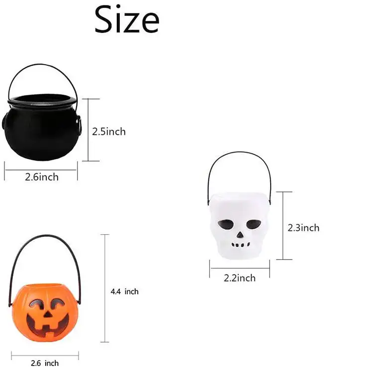 Ý Tưởng Sản Phẩm Mới 2023 Halloween Bí Ngô Trick-Or-Treat Xô