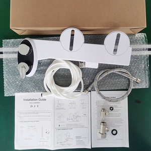 Kurulumu kolay tuvalet bide olmayan elektrikli çift meme taze soğuk ve sıcak su sprey taharet musluğu klozet eklentisi tuvalet için - Product Image 5
