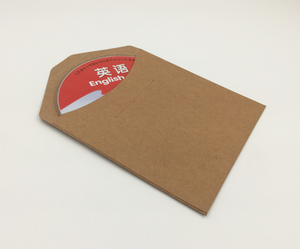 13 * 13cmクラフト紙DVDスリーブ<span class=keywords><strong>CD</strong></span>包装ボックスケースCDDVD包装カバーホルダーボックス封筒