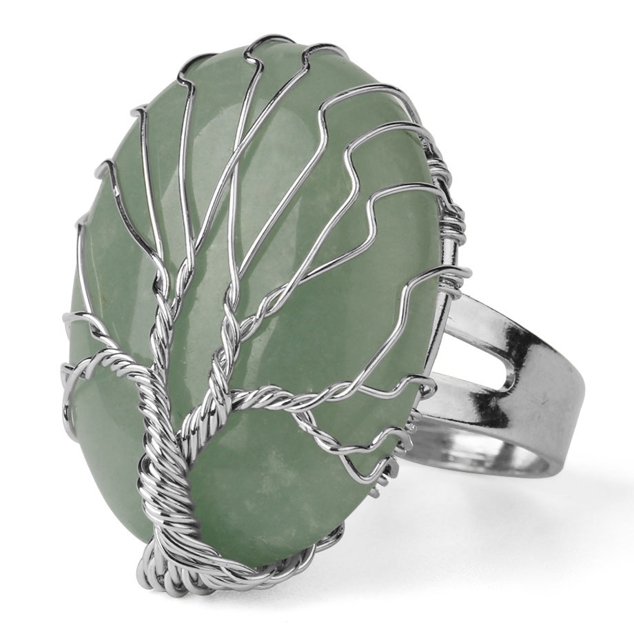 Aventurine verte-argent