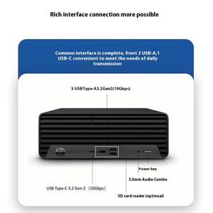 En çok satan HP Pro 400 G9 | I3 nesil I3 I5 I7 I9 | Kompakt Fiber optik şasi | Özelleştirilebilir iş masaüstü - Product Image 4