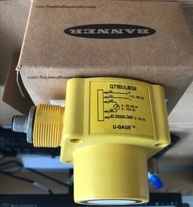 Factory Price Original BANNER QT50ULB 02726 Ultrasonic <strong>Sensor</strong> Series 8M Range Chemical Resistant for Various Applications - Product Image 2