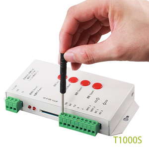 Пиксельный светодиодный контроллер света t1000 SD карта DC5-24V 256 г RGB t1000 светодиодный пиксельный контроллер - Product Image 3