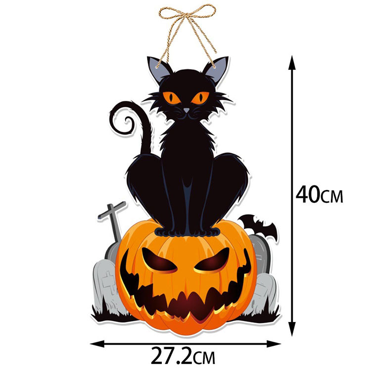 Citrouille avec chat
