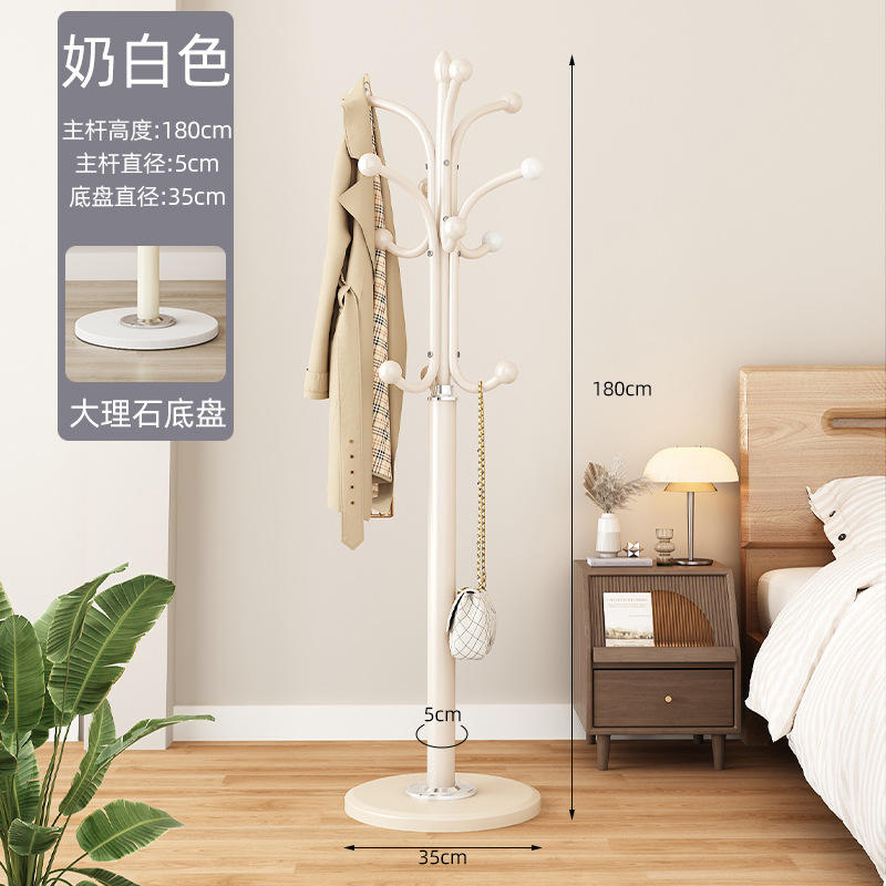 Assiette en marbre blanc laiteux - base extra large et épaisse de 35 cm