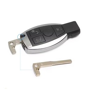Yüksek kalite 3 düğmeler araba akıllı uzaktan anahtar otomatik kontrol 315MHz/433MHz için Mer/cedes ben-z yıl 2000 + NEC & BGA tarzı - Product Image 6