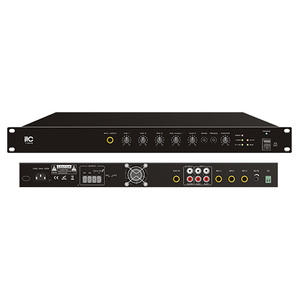 Amplificador de audio profesional de clase D, amplificador mezclador de clase D de 350W, con entrada de micrófono de 4 clavijas de teléfono, 2 Auxiliares, salida de 100V y 4-16 - Product Image 2