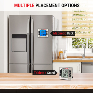 ThermoPro TM02 Dual <strong>Digital</strong> Kitchen <strong>Timer</strong> <strong>With</strong> Calendar <strong>Clock</strong> Mode - Product Image 5