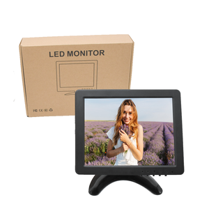 Monitor de escritorio de 8 "1024x768 4:3 pantalla IPS compatible con control remoto, entrada HDMI/VGA/AV/BNC para cámara CCTV de ordenador - Product Image 4