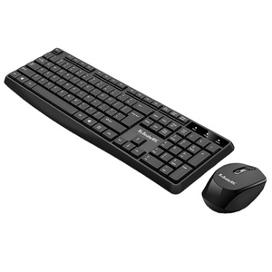 For K-Snake WK800 Wireless <strong>Keyboard</strong> <strong>and</strong> <strong>Mouse</strong> Set <strong>Desktop</strong> <strong>Computer</strong> Laptop Office Home Wireless <strong>Keyboard</strong> <strong>and</strong> <strong>Mouse</strong> 2.4G - Product Image 1