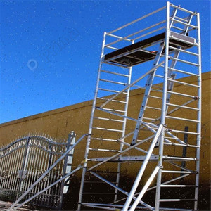 Prima, diseño moderno, andamios de aluminio móviles multifuncionales, construcción al aire libre, acero duradero con acabado galvanizado - Product Image 3