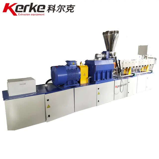 nanjing Kerke hoge kwaliteit SHJ-75b twin- schroef parallel co- roterende extruder