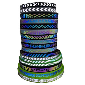 反光尼龙带，用于宠物皮带和衣领反光，在深色尼龙织带宠物配件中 - Product Image 6
