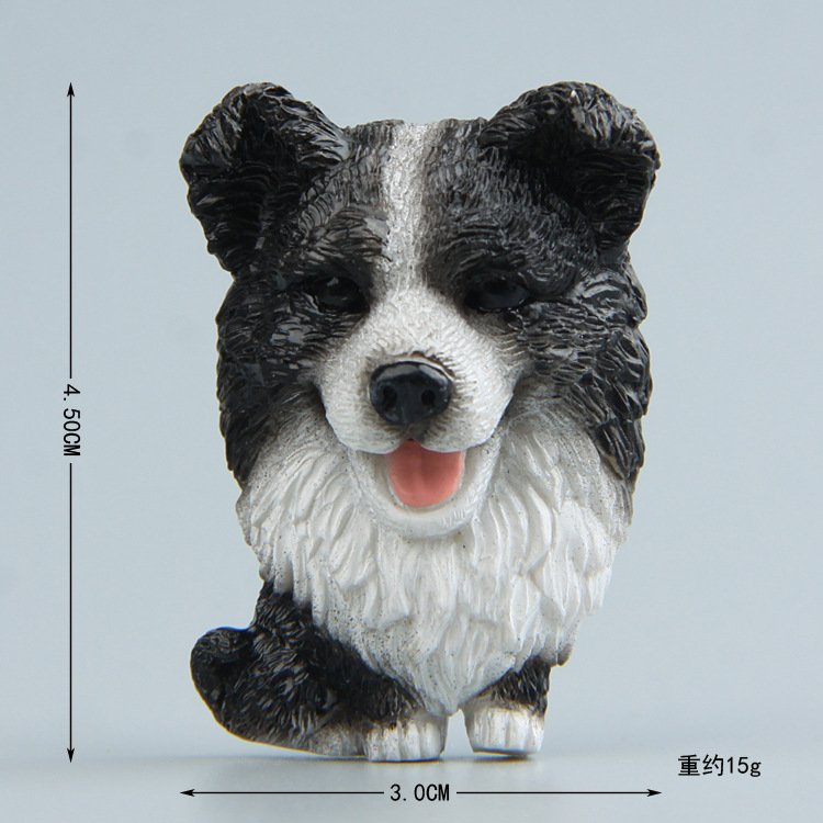 20 black and white huskies