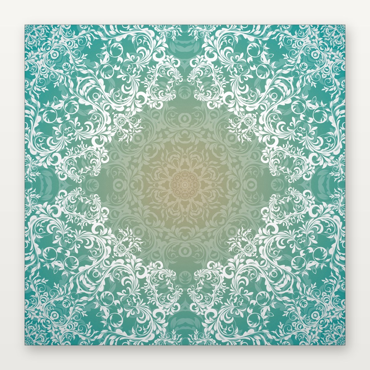 Tapis de mahjong bleu