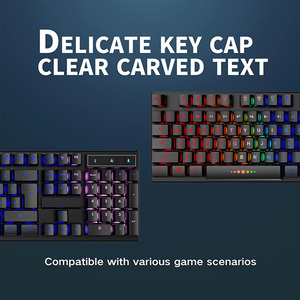 Gaming <strong>Keyboard</strong> and <strong>Mouse</strong> Combo RGB LED Backlit Metal USB Wired <strong>Keyboard</strong> with 104 Key for <strong>Computer</strong> PC/Laptop - Product Image 4