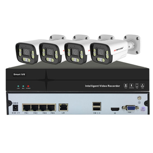 4CH 4mp POE Outdoor Waterproof <strong>IP</strong> <strong>Camera</strong> NVR <strong>Network</strong> System Kit 4MM APP <strong>Network</strong> <strong>Camera</strong> - Product Image 1