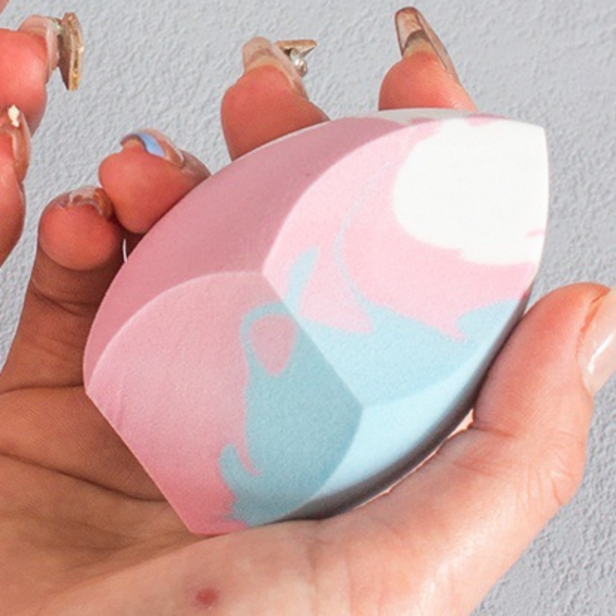 Mixed pink blue