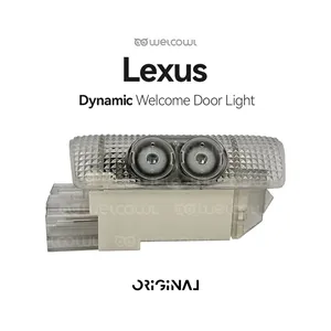 Dual Lens Dynamic Welcome Door Light for Lexus ES IS LX RX GS GX LC <strong>RC</strong> UX LS New Car Icon HD <strong>Lamp</strong> <strong>LED</strong> Projector Ghost Shadow - Product Image 1
