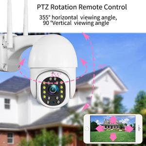 Full HD 1080P cámara IP WiFi inalámbrico de PTZ al aire libre de la velocidad de la cámara CCTV de la bóveda de seguridad App yoosee apoyo dos audio - Product Image 6