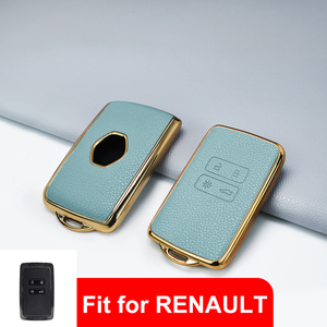 Renault megane kart şekli araba uzaktan anahtar kapağı kılıfı Fob koruyucu için düşük adedi - Product Image 2