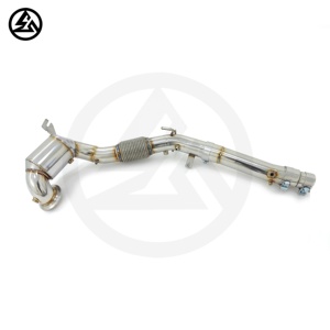 ODM CSZ ประสิทธิภาพกีฬา Cat Downpipe สําหรับ VW GOLF8 GTI MK8 2.0T 2020-2023 SS304 ท่อไอเสียท่อระบบไอเสีย - Product Image 5