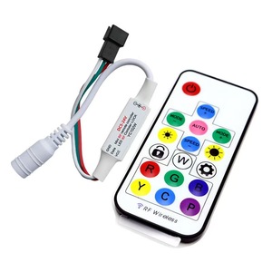 WS2811 Controller RF-adressierbare RGB-IC-LED-Fernbedienung Timer-Funktion RGBIC-LED-Streifens teuerung Pixel String Light Strip