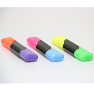 Penna evidenziatore personalizzata colori pastello scalpello punta evidenziatori pennarello 18 colori assortiti a base d'acqua asciugatura rapida - Product Image 1