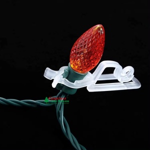 Clip DE LUZ DE Navidad todo en uno Clips de tejas de canalón para C7 C9 para luz de cadena de vacaciones Techo de techo al aire libre - Product Image 2