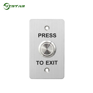 12V Pulsante di Uscita NC/NO/COM Metallo di Uscita Pulsante di Rilascio Interruttore Per Sistema di Controllo di Accesso della Porta porta di Uscita Exit Button - Product Image 2