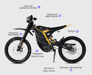 79 xe đạp Falcon Pro Xe máy điện 72V 10000W 410n. M 90 km/h 35Ah Pin thủy lực hệ thống phanh Enduro Ebike xe đạp thể thao - Product Image 6