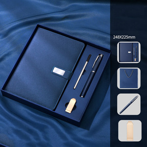 JPS OEM <strong>Custom</strong> A5 2024 New <strong>Design</strong> Business <strong>Notebook</strong> High Grade <strong>Custom</strong> logo PU Leather <strong>Notebook</strong> with Roller Pen in Box for Gift - Product Image 6