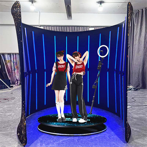 360 Degree RGB LED Inflatable Cube Photo and Video Booth Selfie Platform for Camera for <strong>AU</strong> - Product Image 3