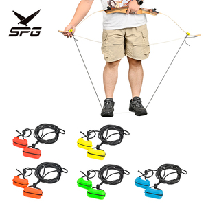 Arco de Tiro con Arco Stringer tradicional recurvo arco largo extremidades punta goma cuerda de nailon fácil arco equipo de mantenimiento portátil - Product Image 1