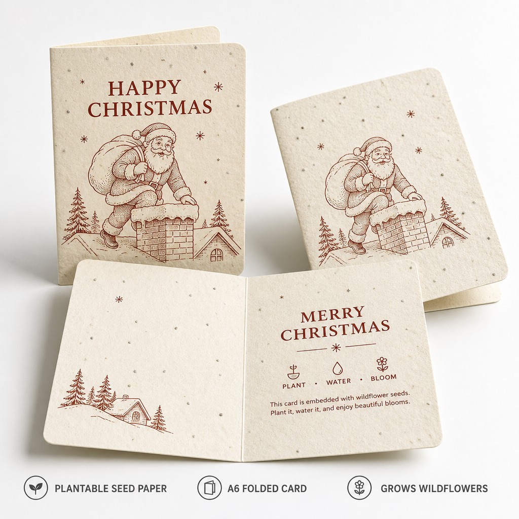Carte de semences Père Noël