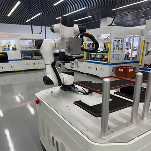 Robot CNC con certificación ISO, brazo Robot de producción automatizada colaborativa de 6 ejes para caja de construcción, máquina paletizadora de cartón usada - Product Image 6