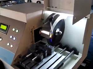 Q-100B Automatic Metallographic Cutting <strong>Machine</strong> Specimen Testing Equipment - Product Image 4