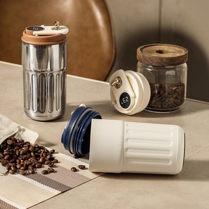 LED Temperature Display Thermo Intelligent Coffee <strong>Cup</strong> Double Wall Stainless Steel Insulated Smart Travel Coffee Mug With Logo - Product Image 6