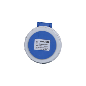 ANDELI 3P + N + E産業用プラグ & ソケットIP44 5ピン16A 32A 63A 125A電動プラグソケットIP67レベルWiFiネットワーク付き