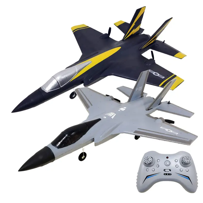 Dual Servo Combat Military Aircraft F35 Push Back 2.4G 4CH RC Warplane | 4 Channel remote control aeroplane