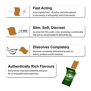 OEM Antioxidante Herbal Oral Thin Film Suplemento Gut Saúde Suporte Graviola Extrato Oral Strip com Açaí Berry Pó - Product Image 3