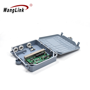 Wanglink FTTH Support PoE IN&amp; PoE OUT 15V-48V 100Mbps 7Port Reverse PoE+1 Gigabit Uplink Port PCB Board with IP65 Waterproof Box - Product Image 3