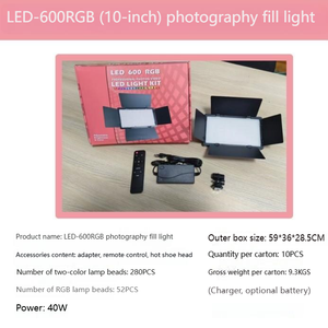 LED660 LED880 U600 U800 <strong>RL</strong> 1800 Camera Light Photographic Lighting Pro With Stand Rechargeable Batteries Charger/adapter LED
