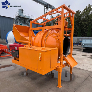 Máy TRỘN BÊ TÔNG DIESEL hiệu quả cao jzc500 10-14m3/h với bơm nâng 17-25m dễ dàng vận chuyển và xả thủ công - Product Image 3